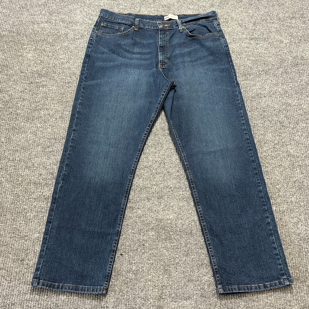 Wrangler Relaxed Fit Mens‎ Jeans Size 36 x 29 Blue Denim High Rise